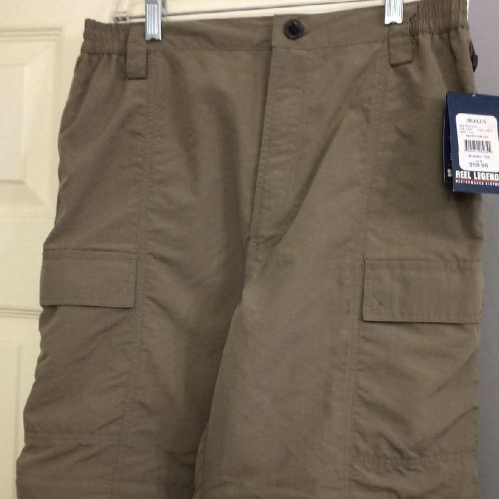 Reel Legends Convertible Pants / Shorts NEW NWT